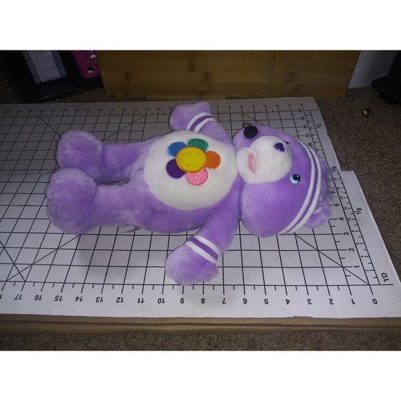 VTG Care Bear Harmony Purple Stuffed Animal Fit and Fun Workout Care Bear Plush - Picture 11 of 11